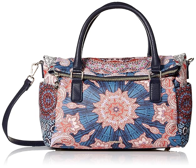 Desigual BOLS AFRO LOVERTY Handtaschen damen Blau/Rose Handtasche