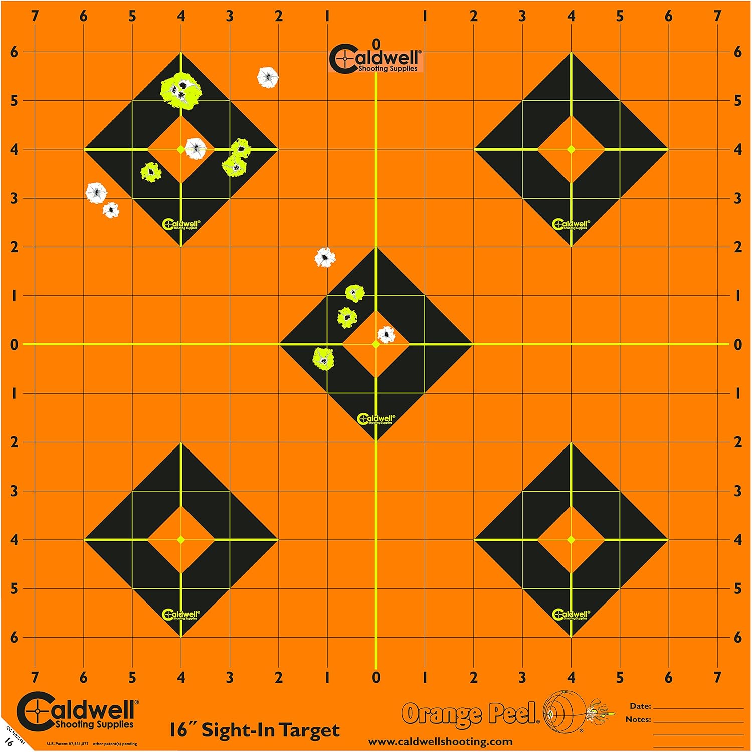Caldwell Orange Peel 12 Inch Sight-In Targets, 5 Pack : Hunting Targets And Accessories : Sports & Outdoors