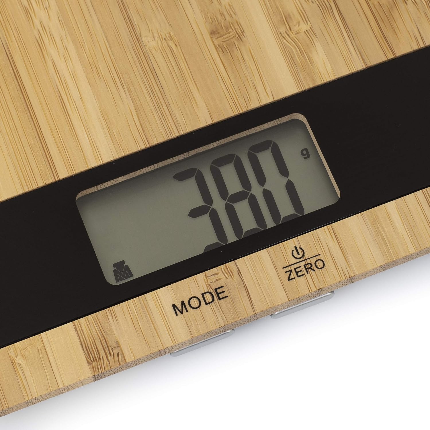 Princess 492944 Pure Kitchen Scale, 5kg Capacity, Battery Powered, Bamboo, Black/White - Image 4