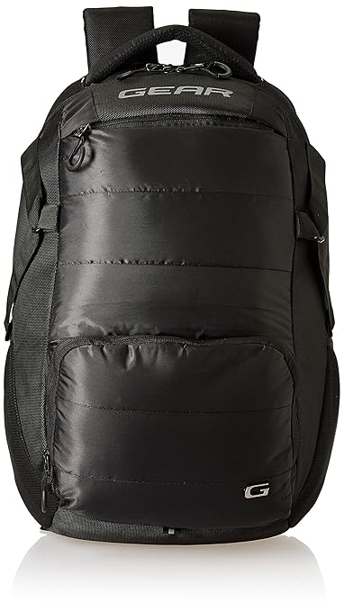 Gear 30 Ltrs Black Laptop Backpack (LBPASPIRE0104)