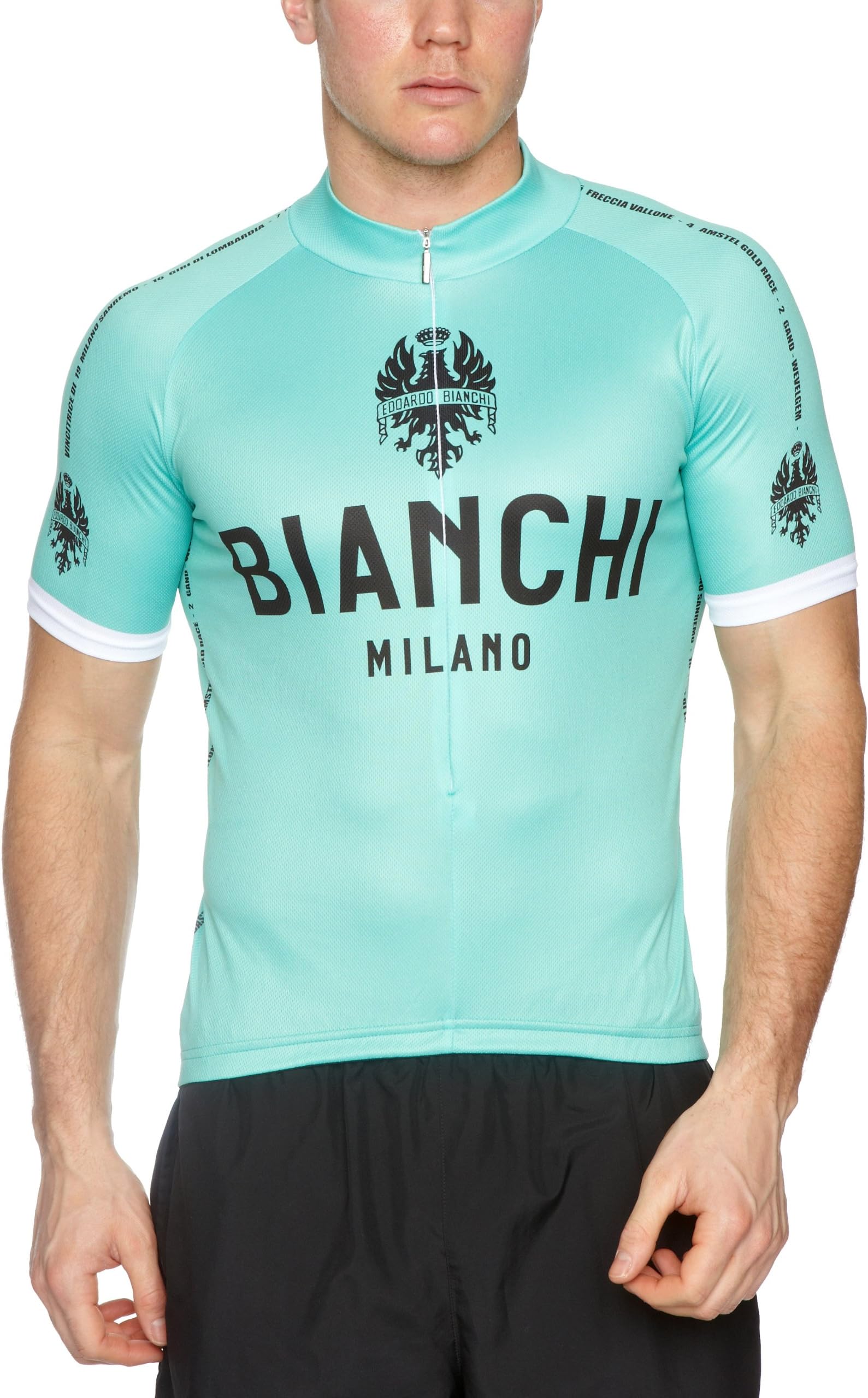 Nalini Bianchi Milano Men's Shorts Sleeve Jersey