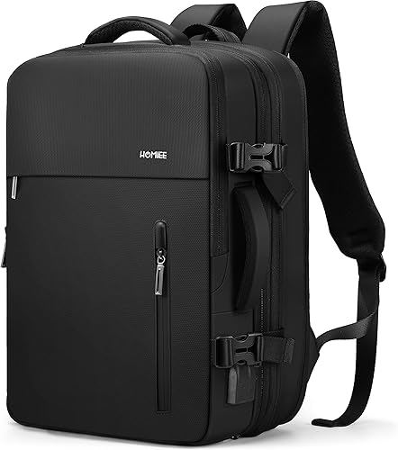 Amazon Co Jp Homiee リュック ビジネスリュック メンズ バックパック リュックサック 38l 防水 大容量 Pc バッグ 3way マチ拡張 乾湿分離 Usbポート イヤホンコード付き 機内持ち込み 15 6インチ 盗難防止 通勤 出張 旅行 通学 シューズ バッグ