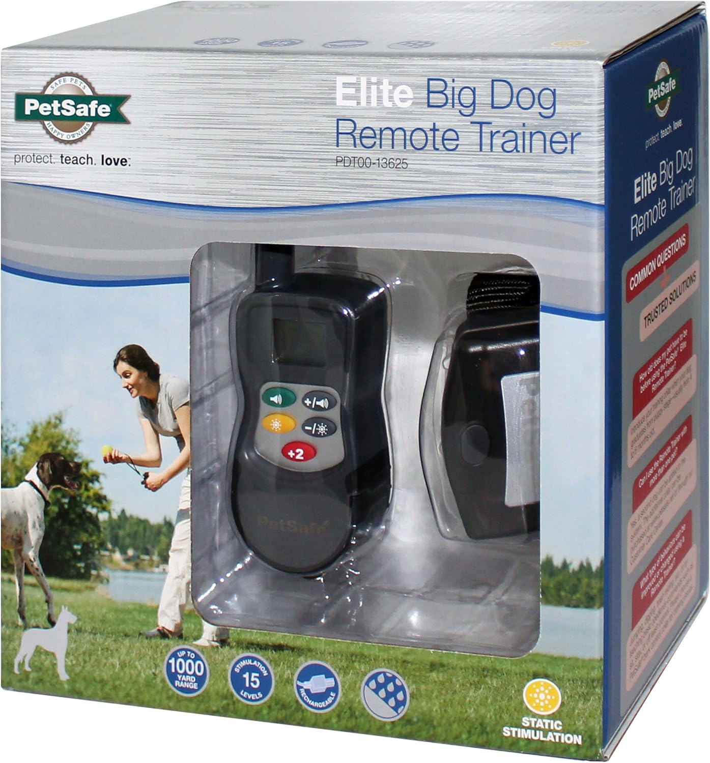 Reviews PDT0013625 Elite Big Dog Rechargeable Static Remote Trainer