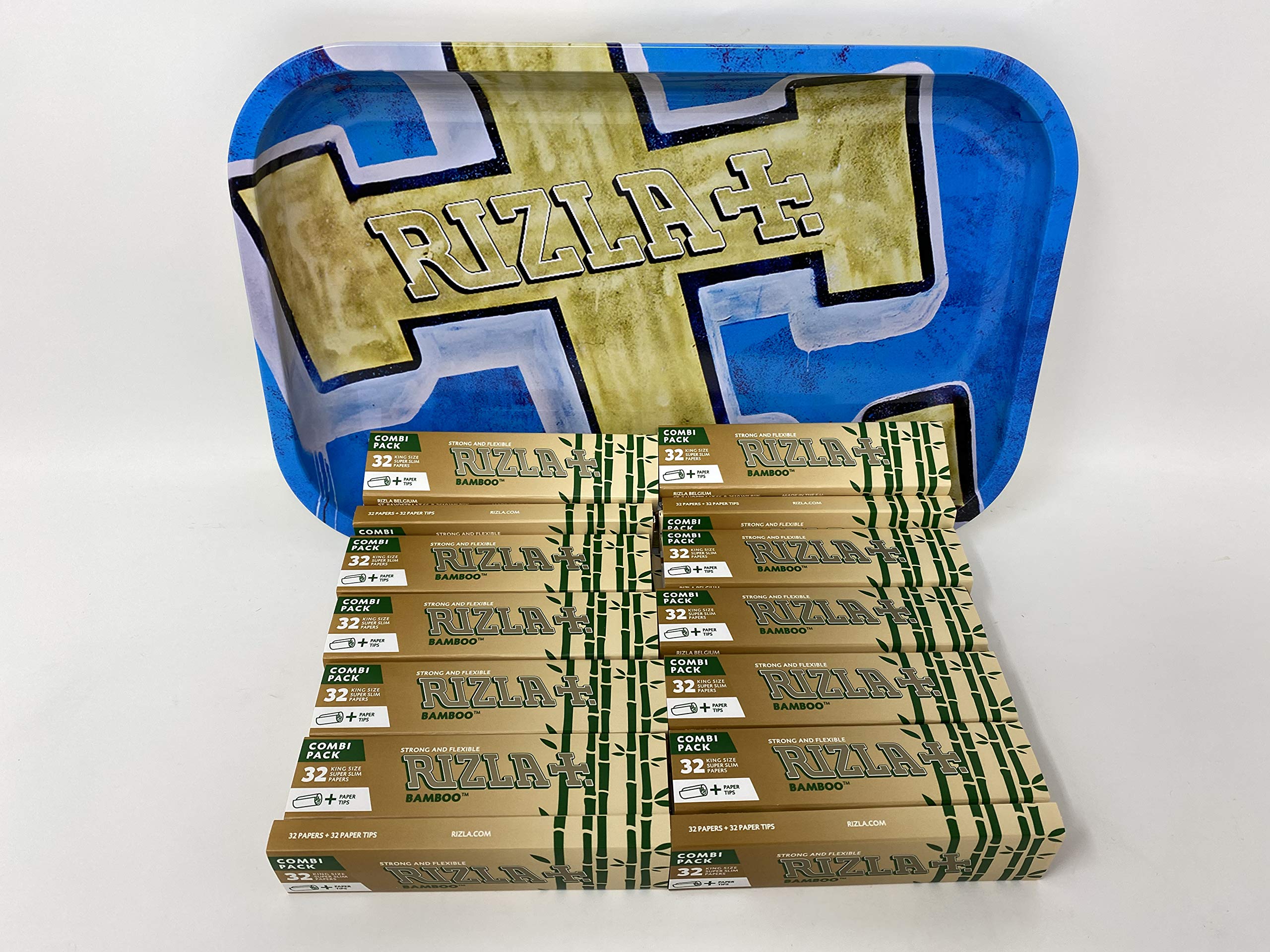 Rizla Bamboo King Size Rolling Papers + Filter Tips (Combi Pack) – 24 Booklets – The Iconic Brand Since 1796
