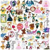 The Wizard of Oz Cute Collection 50ct Vinyl L, Tablet, Indoor/Outdoor | Officially Licensed The Wizard of Oz Stickers &ndash; Great for Water Bottles, Skateboards, Luggage, Laptops, Bumpers &amp; Cars