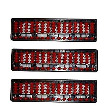 SINGLE COLOR 15 ROD ABACUS KIT SET OF 3