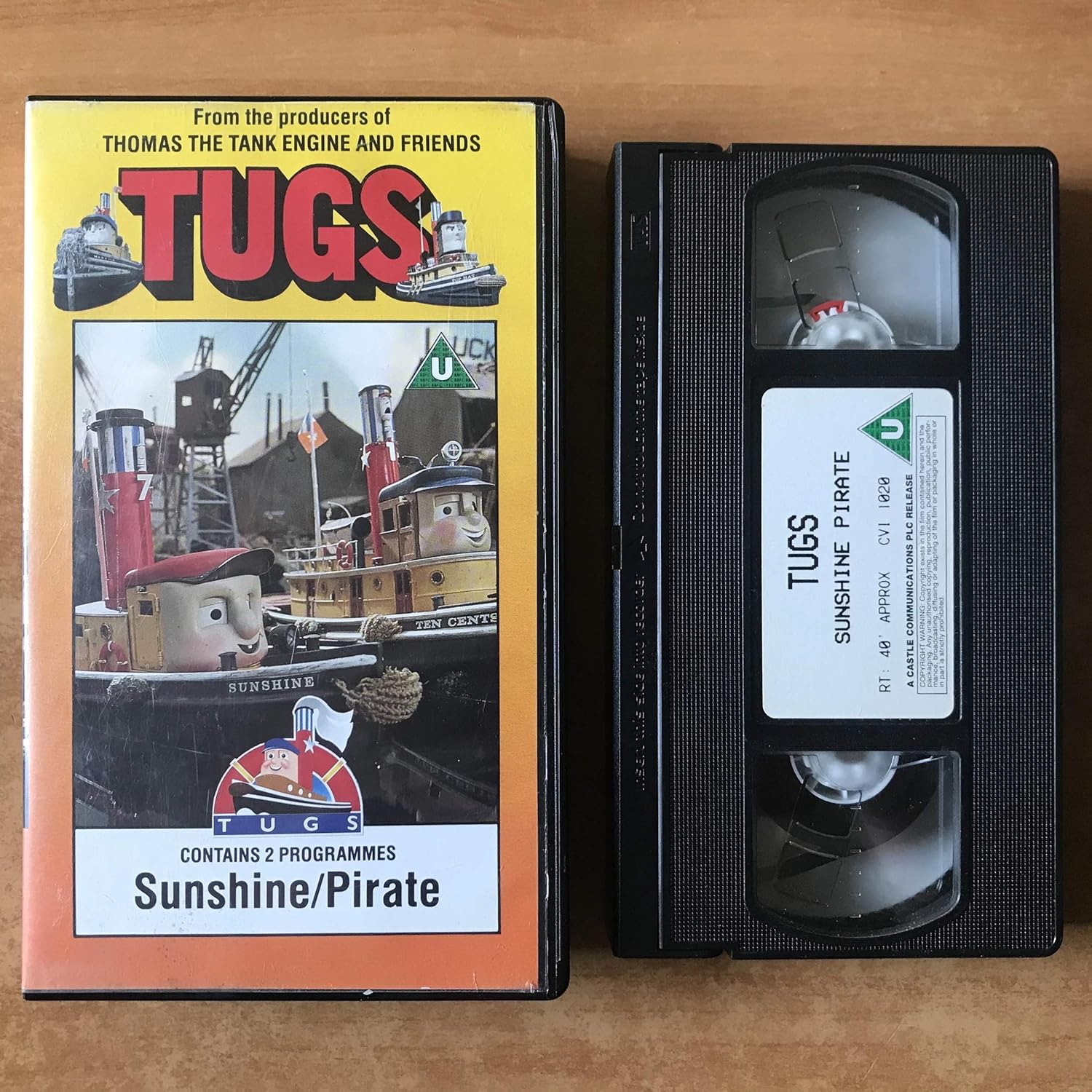 Tugs Sunshine/Pirate [VHS] [1989] Patrick Allen, Nigel Anthony, John