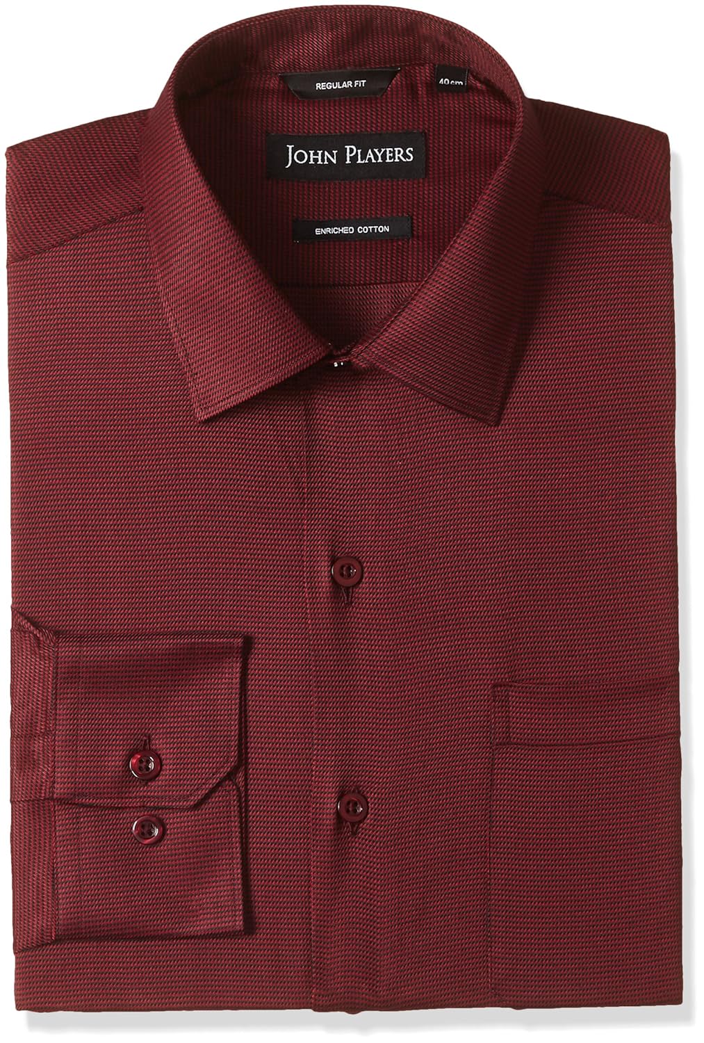 john players men's formal shirt