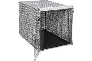 MidWest Homes for Pets Dog Crate Cover with Teflon Fabric Protector, Privacy Crate Cover Fits Midwest and New World 121.92cm 