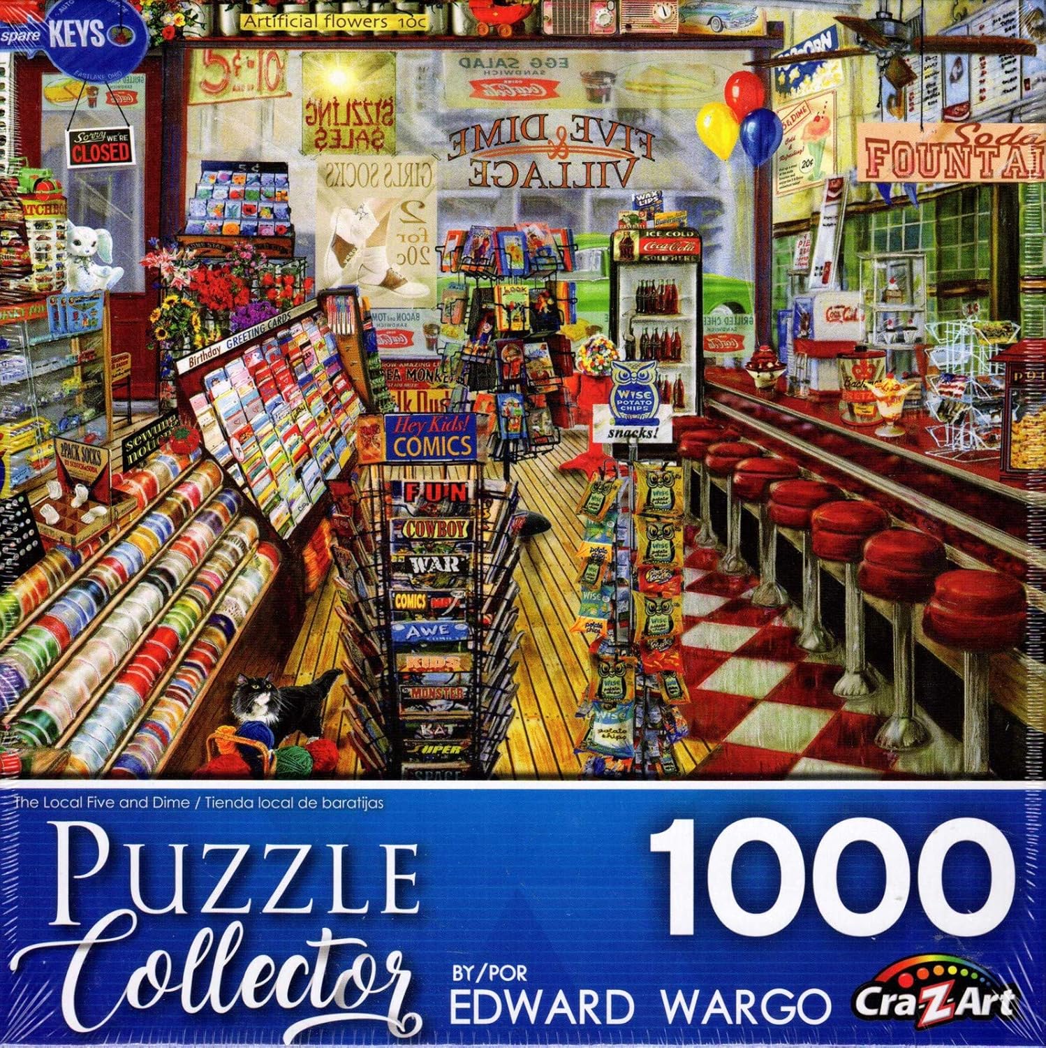 Lafayette Puzzle Factory The Local Five and Dime 1000 Piece