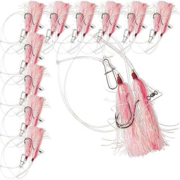 6 Pz/pacco Sabiki Rigs Acqua Salata Artificiale Richiamo Di Pesca - Foto 10