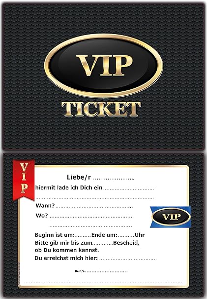 Cartes D Invitation Anniversaire D Enfant Vip Invitation Enfants Jeunes Filles 6 Pieces Amazon Fr Fournitures De Bureau