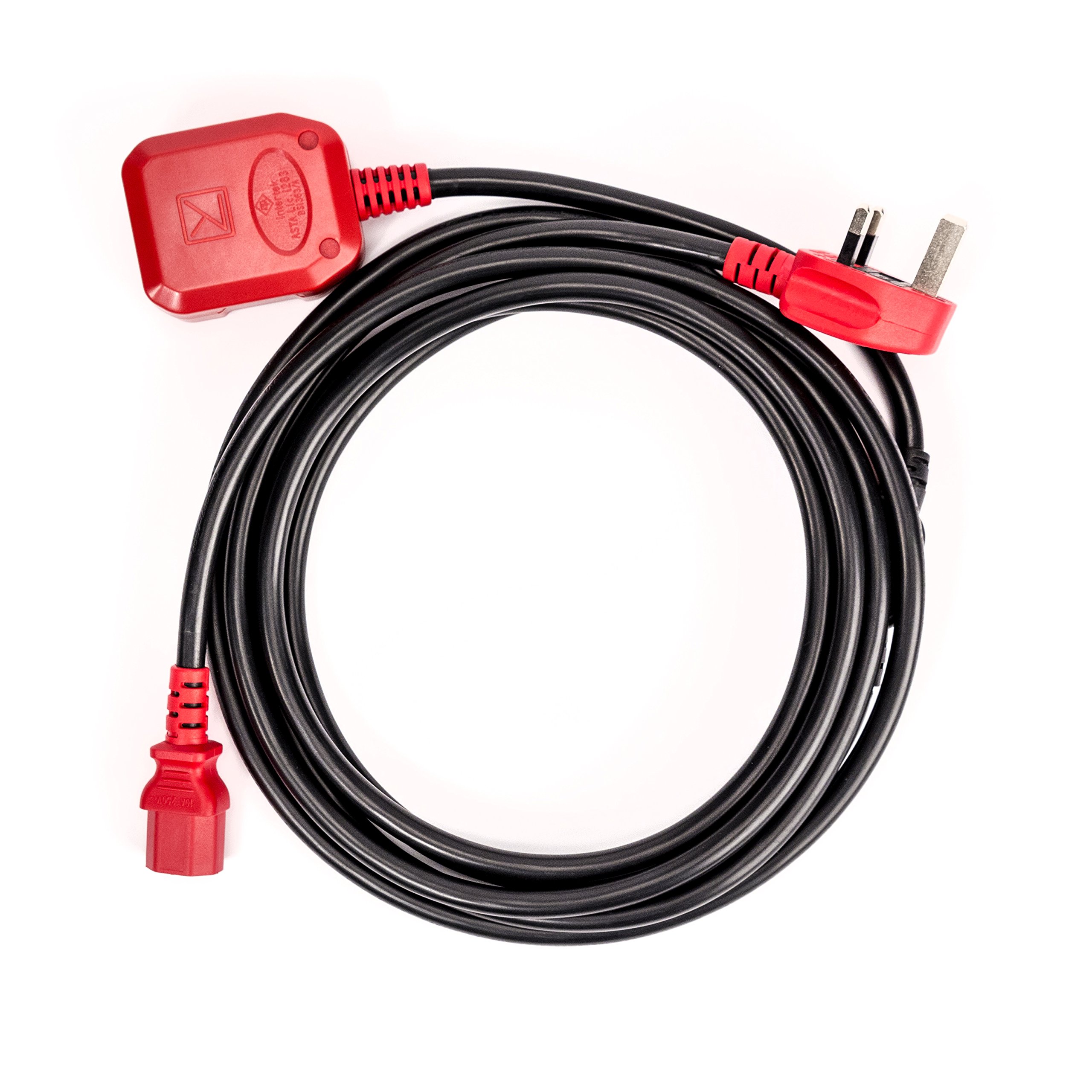 D'Addario IEC to G Power Cable+, 10FT (UK), by D'Addario