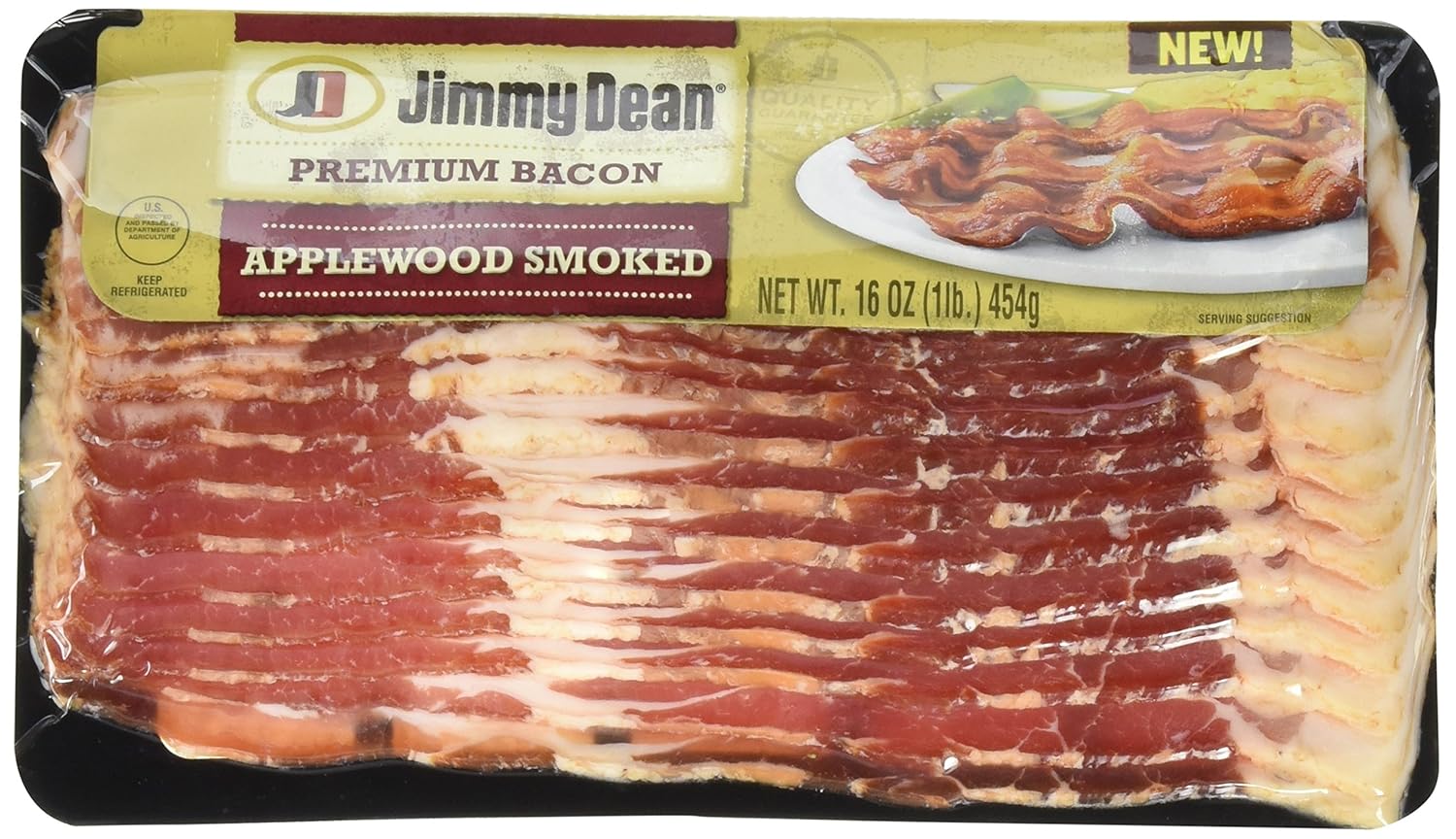 Jimmy Dean, Premium Applewood Bacon, 16 oz