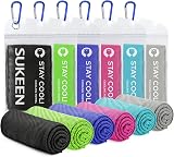 Sukeen Cooling Towel 40x12in Soft Breathable Neck Head Yoga Golf Gym