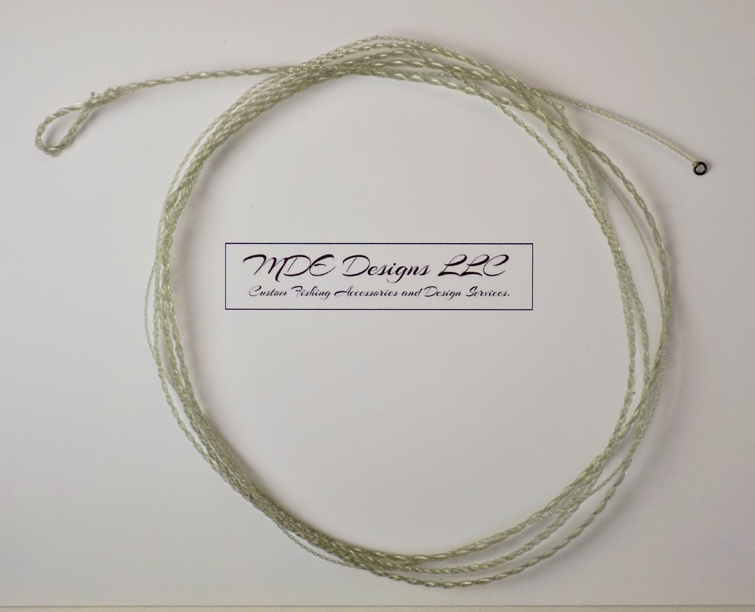 Monofilament Furled Leader 50 Inch 0-3 WT - Tippet Ring w/Tippet Ring - Light Green