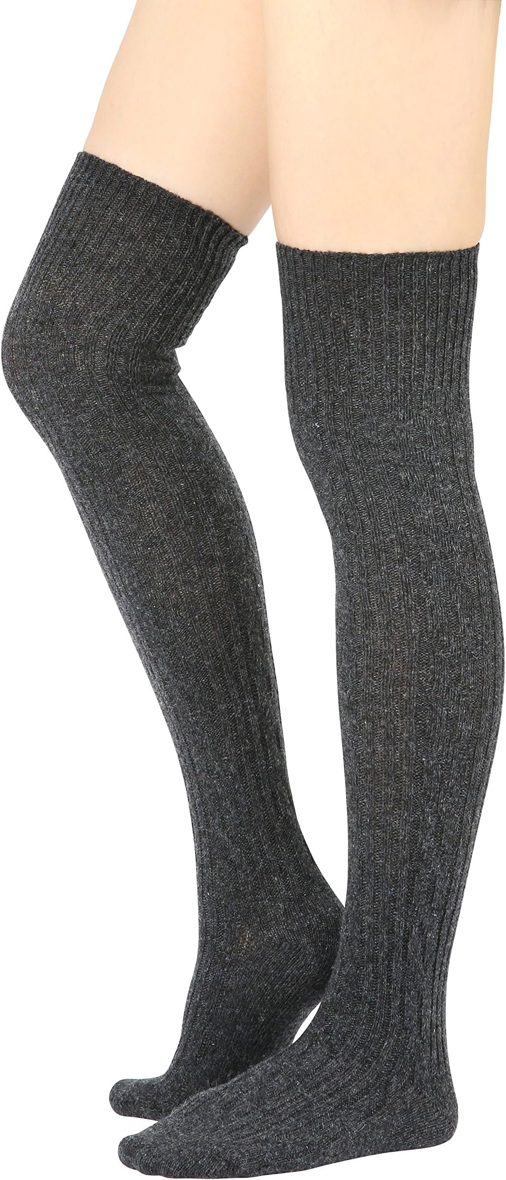 Women's Fall Winter Warm Over the Knee High Socks Knit Long Boot Socks Leg Warmer