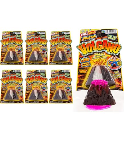 Amazon.com: 2Chill Small Erupting Volcano Toy (12 Pack) Kids