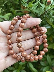 Red Goldstone Crystal Bead Bracelet 8mm, Wholesale