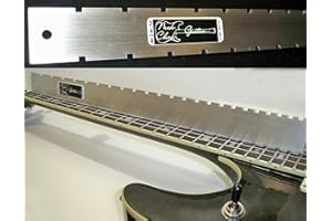 NECK CHECK GUITAR Made in USA- Guitar Neck Straight Edge (Notched) Luthier Tool. Fits Fender/Gibson & Most Electrics