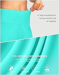 G Gradual Women's 7" Long Swim Board Shorts High