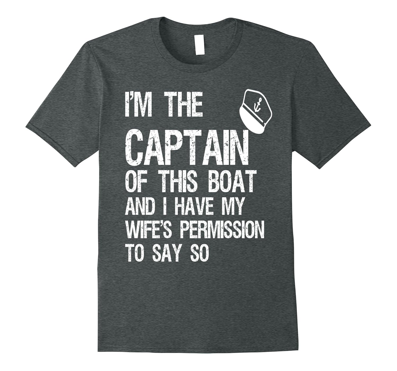 Funny Boat Captain Lover Owner Dad Men Apparel Gift T ...