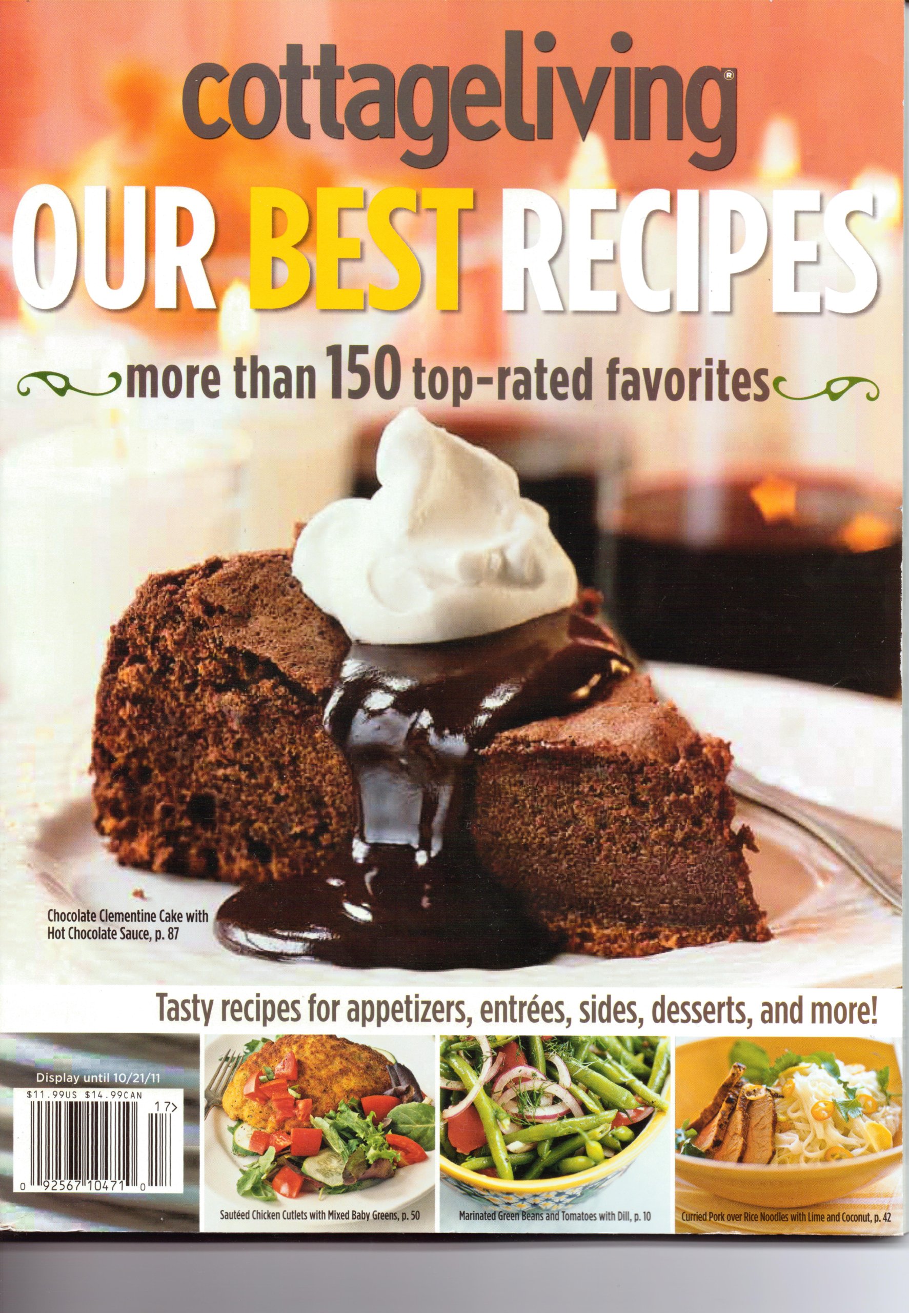 Cottage Living Magazine Our Best Recipes Over 150 Top Rated