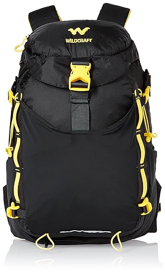 Wildcraft HypaDura 24 liters Black Rucksack (8903338049531)