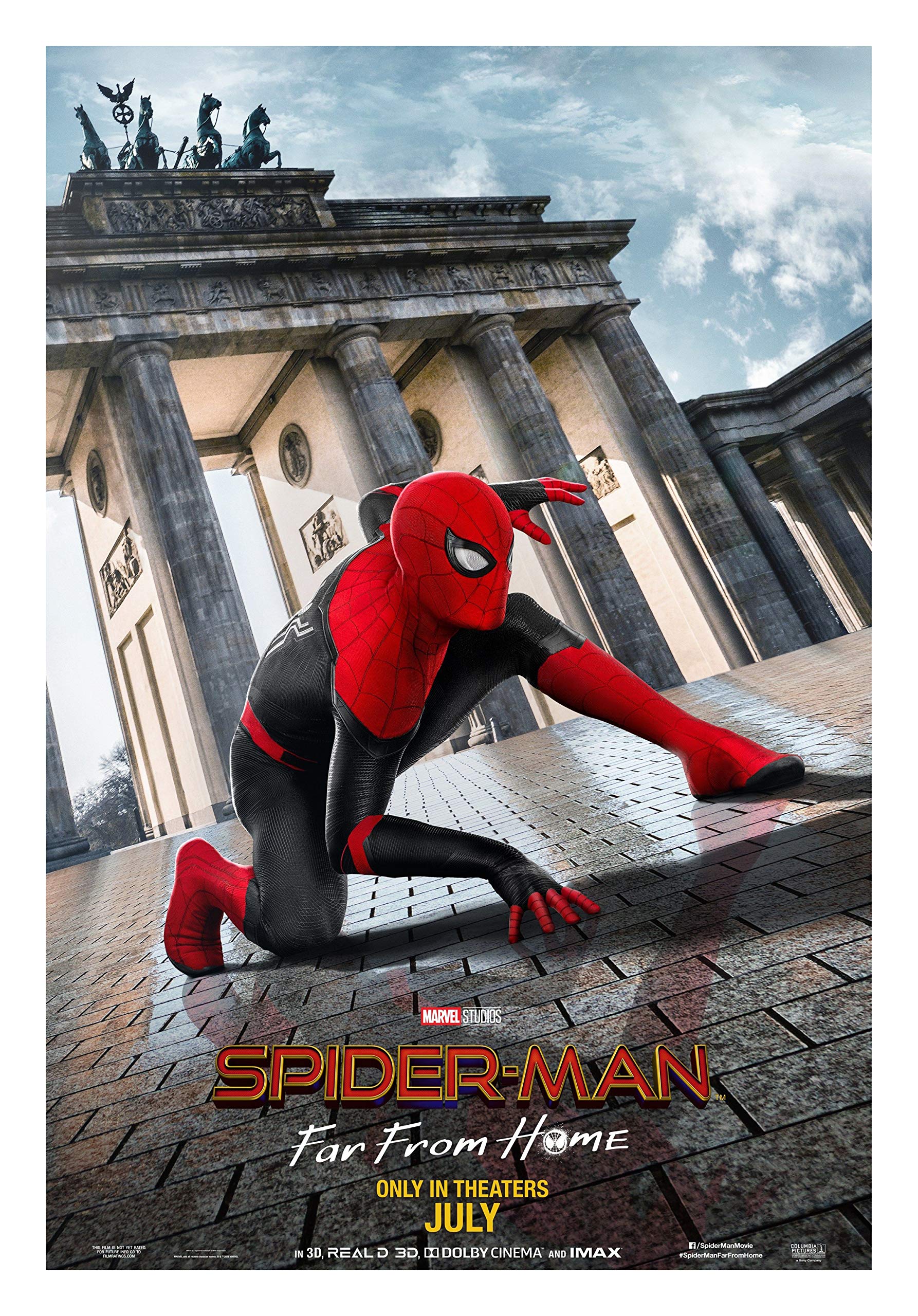 Spider Man Far from Home Movie Poster Limited Wall Art Print Photo Zendaya, Tom Holland Jake Gyllenh