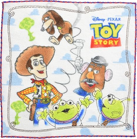Amazon Co Jp 丸眞 ハンドタオル ディズニー トイストーリー 25 25cm ウォーター トイ ホーム キッチン