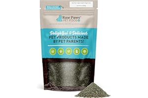 Raw Paws Organic Kelp Powder for Dogs & Cats (8-Ounce) - Supports Thyroid, Digestive & Immune Health - Dried Sea Kelp for Dogs - Seaweed Powder Supplement