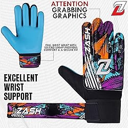 ZASH Soccer Goalie Gloves Youth Goalkeeper Gloves