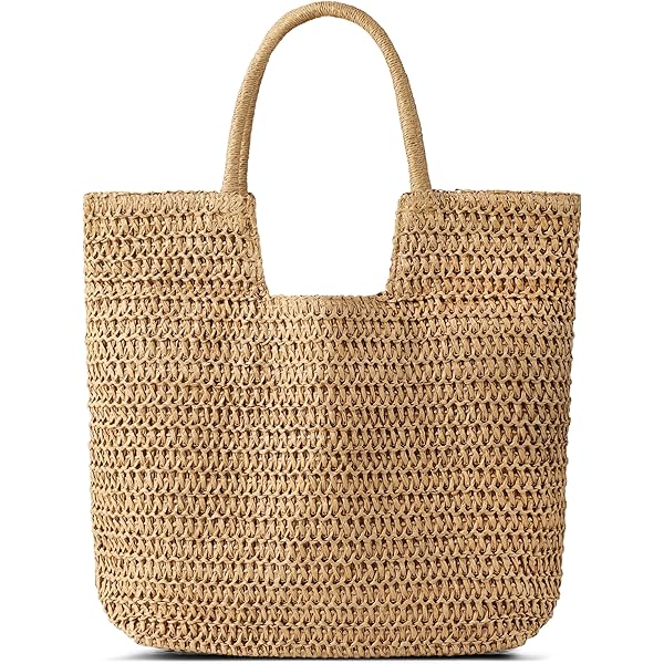 Beach Bags For Women Vacation Mini Semi-circle Rattan Straw Bag