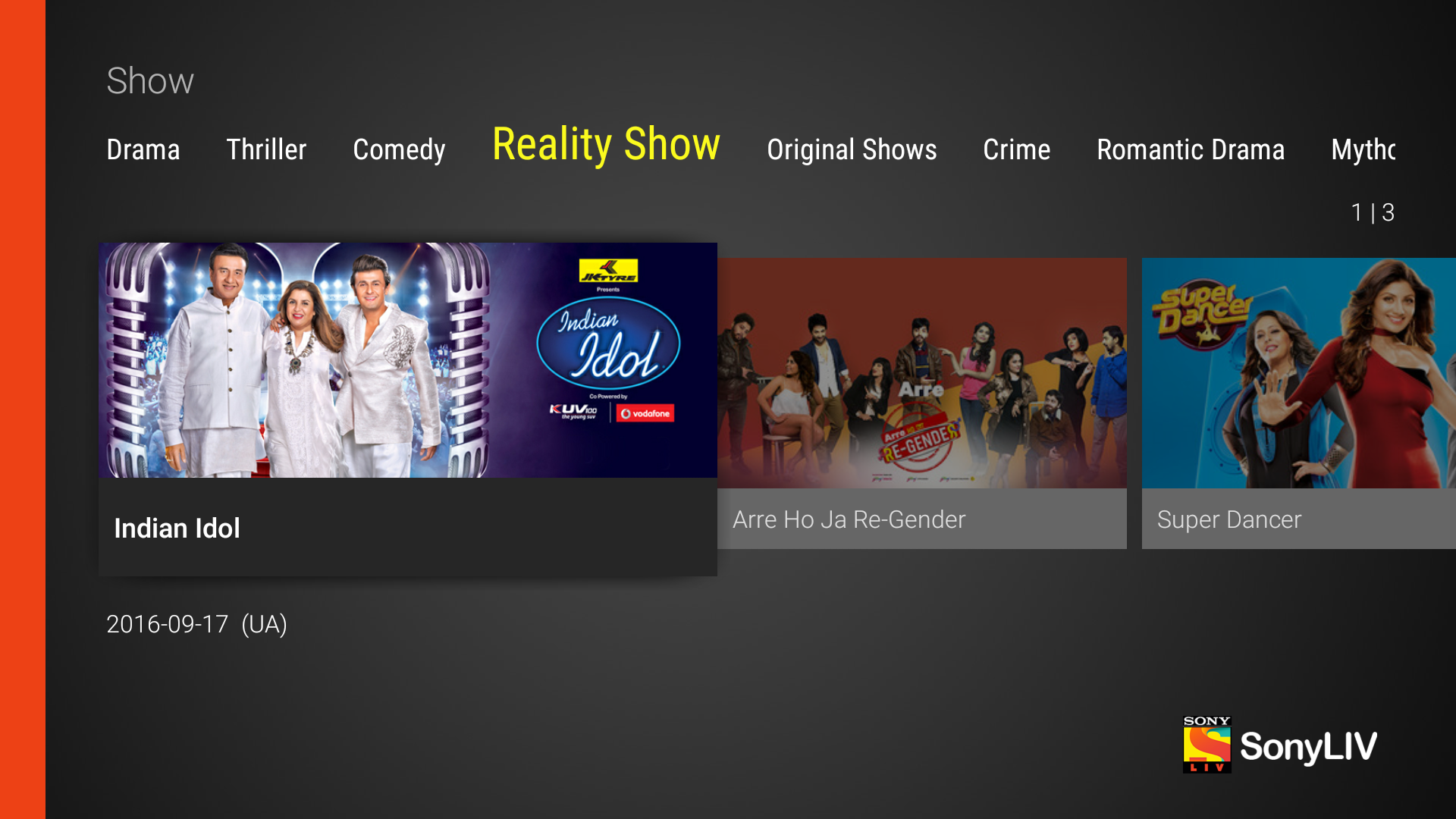 SonyLIV Appstore for Android