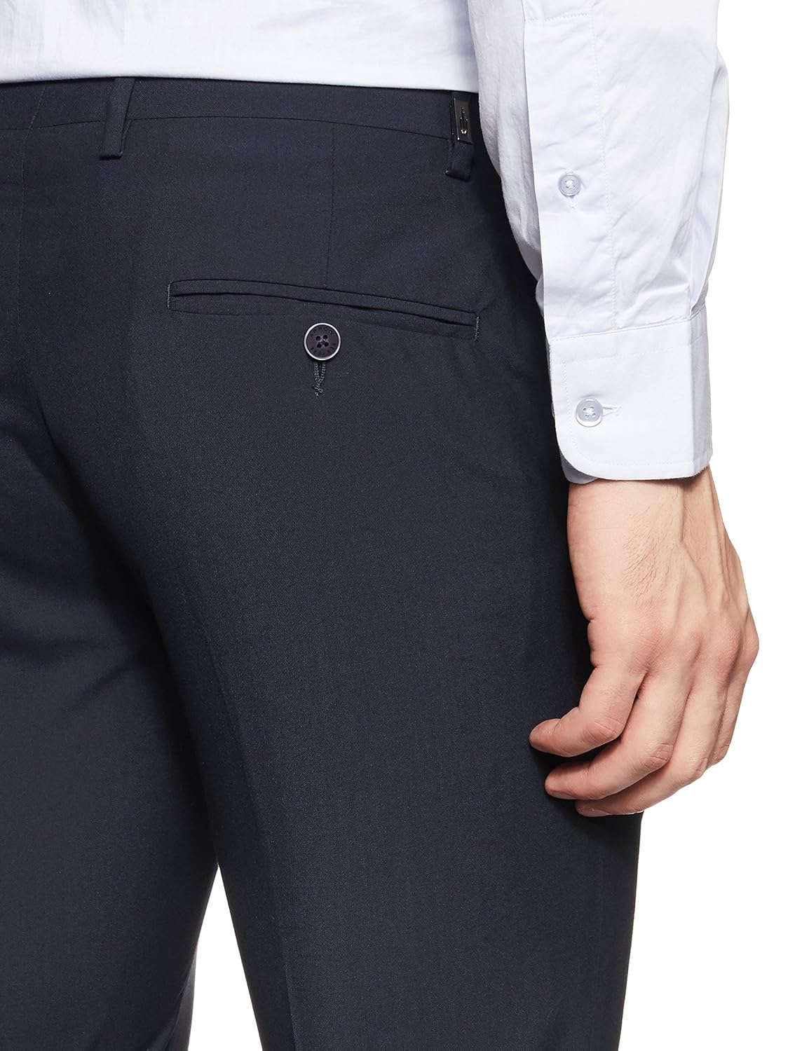 arrow new york men's pleat-front formal trousers