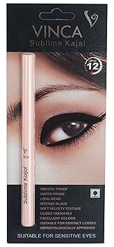 Vinca Creation Vinca Sublime Kajal, Black, 0.25 Grams