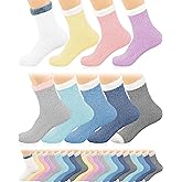 Taiyin 50 Pairs Bulk Fuzzy Socks Women Cozy Fluffy Slipper Winter Warm Cute Sleeping Socks Soft Plush Christmas Gifts