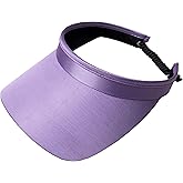 Glove It Classic Solid Coil Visor, Ladies Visor Hat, Sun Visor for Women, Golf Visor with Coil, Visor for Running, Tennis