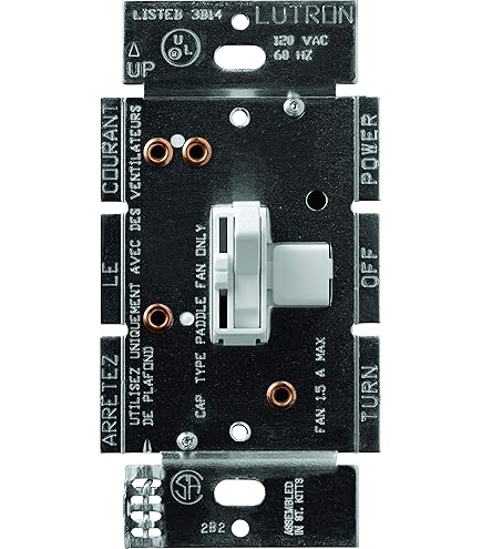 Hunter 27182 Fan/Light Dual Slide Fan/Light Control, Off White