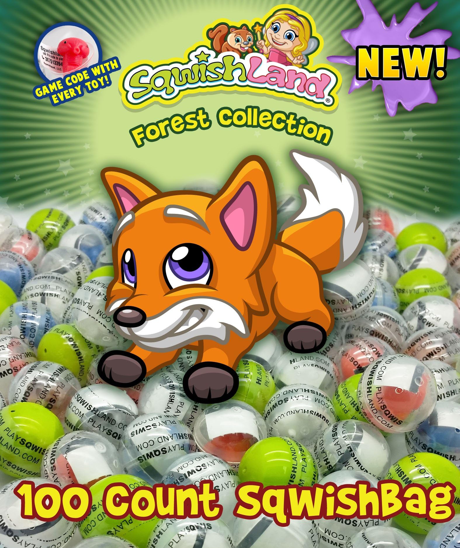Forest Collection 100 Count SqwishBag - Series 1