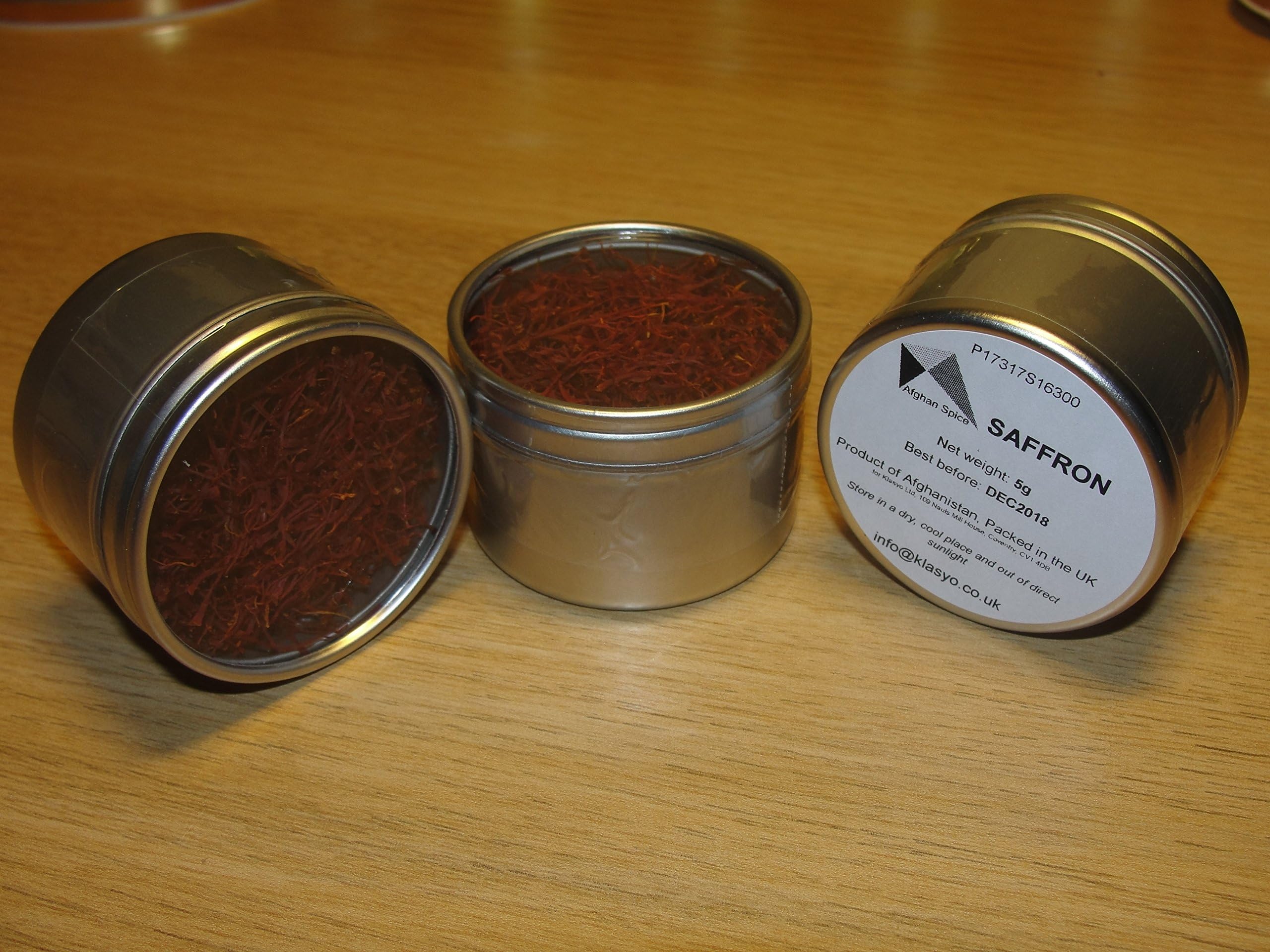 SAFFRON - HIGH QUALITY AFGHAN SPICE SAFFRON - 100% PURE - 5g