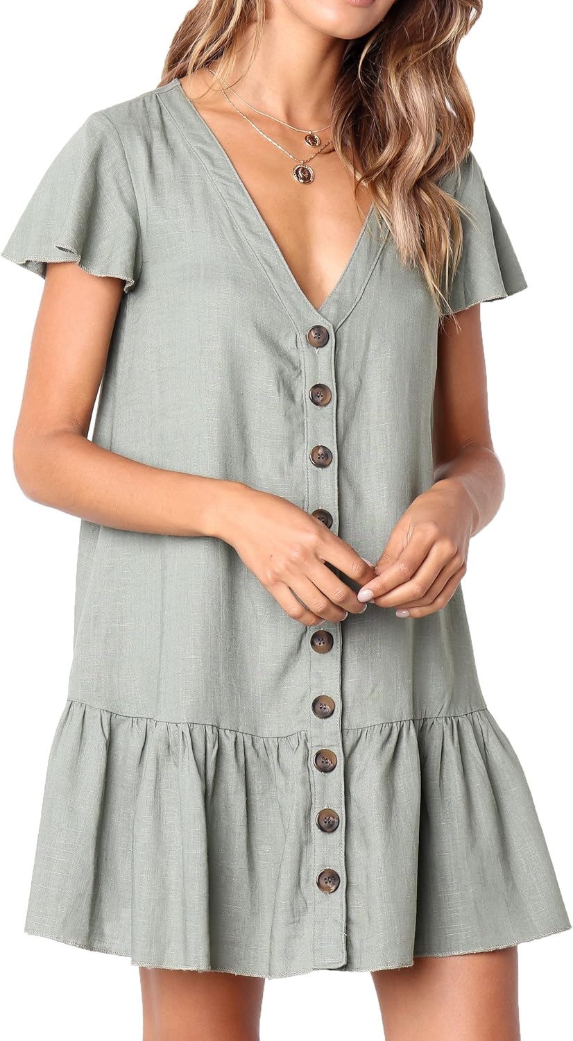 button down sundress