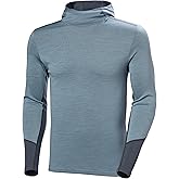 Helly-Hansen Lifa Merino Midweight Hoodie - Men's Merino Wool Base Layer, Thermal Top for Ski, Snowboard, Hiking, Camping
