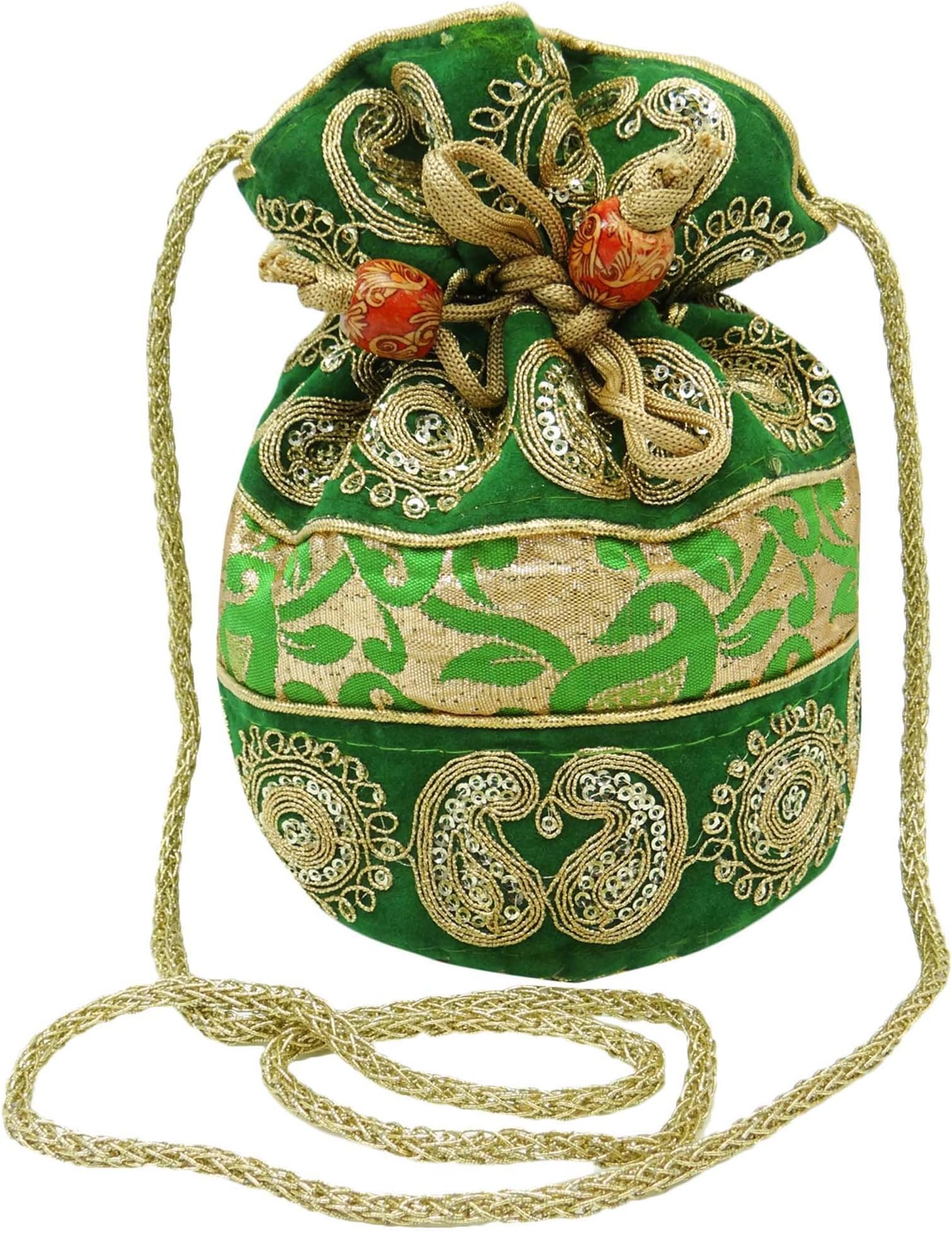 Handmade Potli Bag Long Wedding Favor Gift Indian Party Clutch