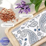 Hihealer Eye Pillow with Extra Cover Lavender Aromatherapy 25x10 cm 235 g White view 5