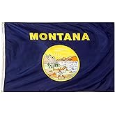 Annin Flagmakers Montana State Flag USA-Made to Official State Design Specifications, 3 x 5 Feet (Model 143160)
