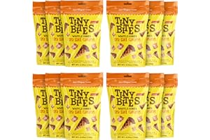 TOWELS BEYOND Tiny Bites Sea Salt Caramel Cones - Mini Crispy & Crunchy Waffle Cones, Delicious Cornet Snack with Real Belgian Sea Salt Caramel Chocolate Cones (Pack of 12), Bite-Size Cones by Beemax | 4.24 oz (120g)