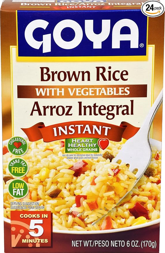 Goya instant brown Rice with vegetables (041331026451)