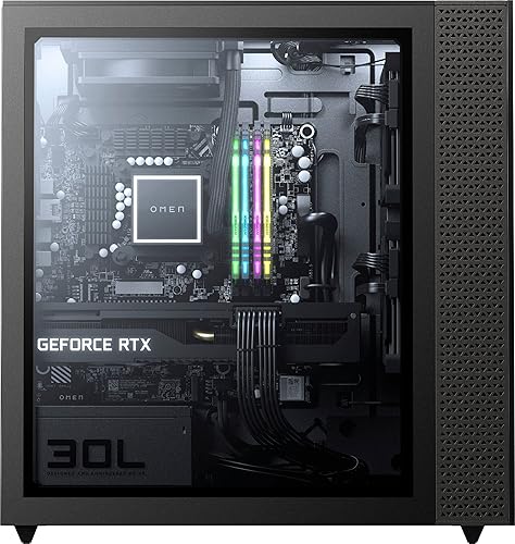 HP OMEN 30L Gaming Desktop Gamer Tower, GeForce RTX 3080 Graphics