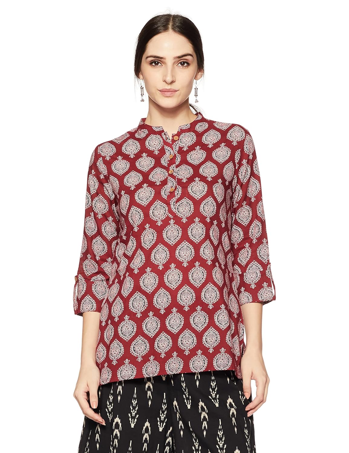 amazon brand- myx women's straight kurta